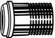 Vernickelter Schraubnippel mit geriffelter Oberfläche. Das Produkt gehört zur Marke IMI Hydronic Engineering.